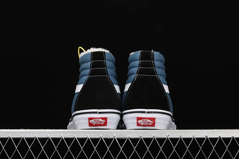 All categories Vans Vans series Vans Hi Vans high-top plus velvet Vans SK8-Hi classic series navy blue high-top casual sneakers VN000D5INVY